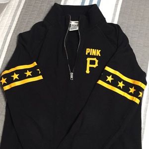 Pink Pirates half zip
